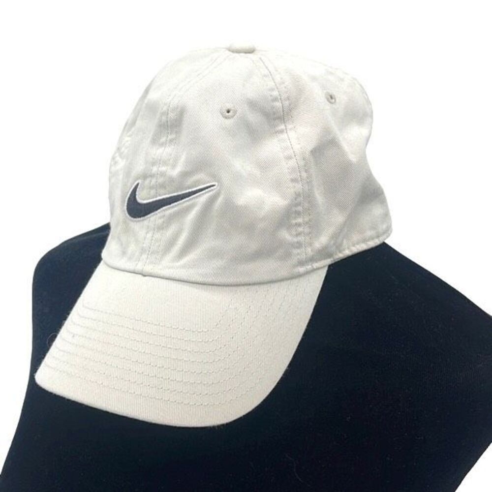 Nike Unisex Heritage86 Adjustable Buckle Strap 100% Cotton Baseball Cap Cream OS